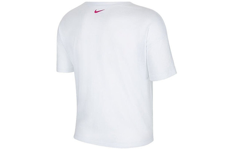 Nike (WMNS) Nike Miler Printing Round-neck White CT6971-100 outlook