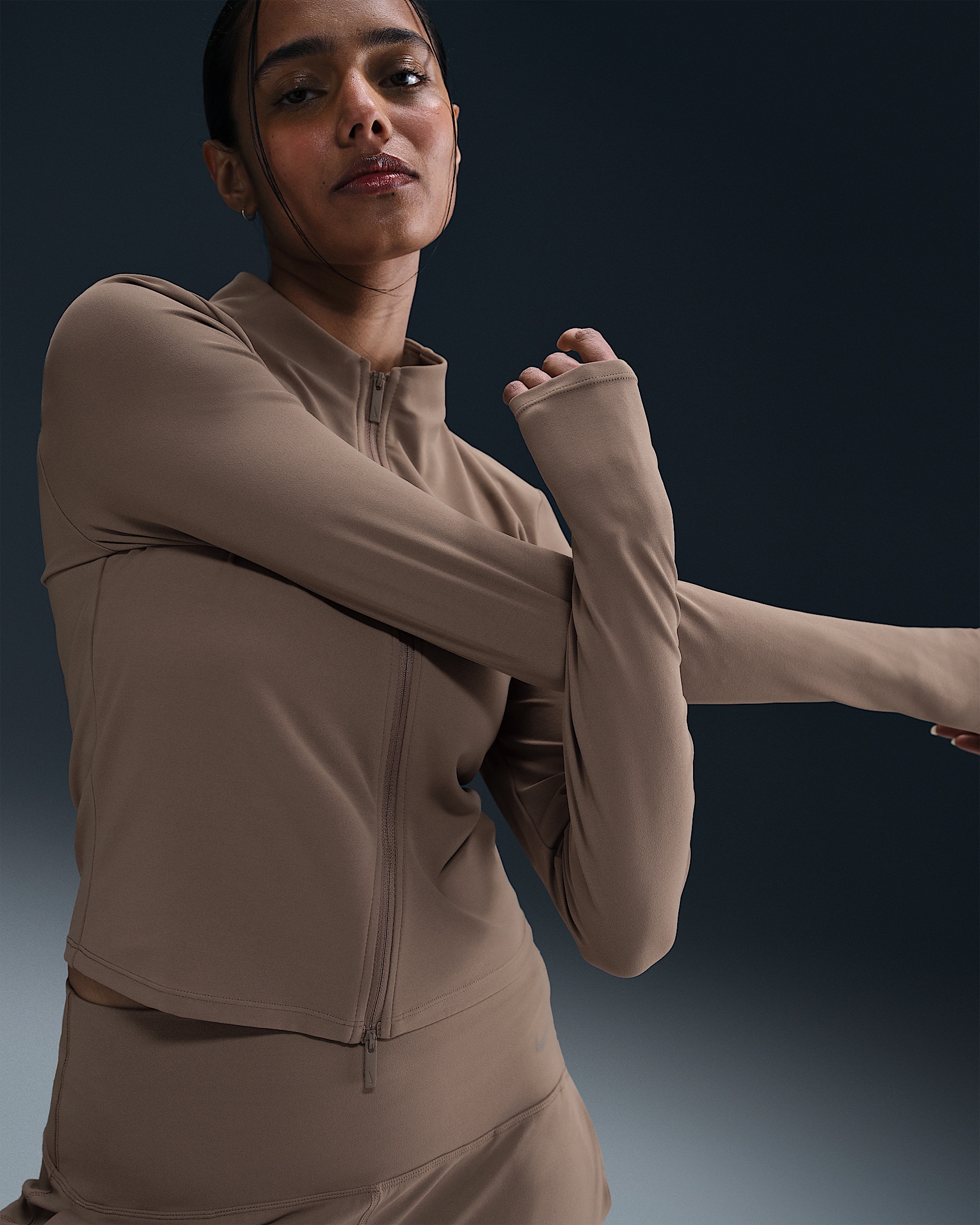 Nike Zenvy Women's Dri-FIT Full-Zip Long-Sleeve Top - 3