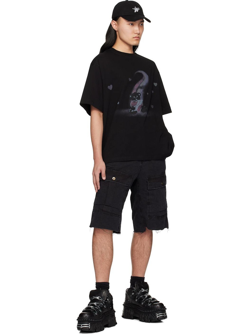 We11done Black Military Vintage Shorts outlook