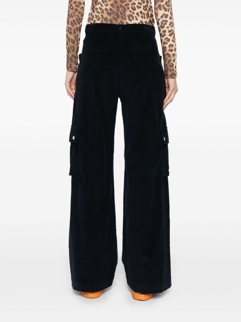 corduroy cargo pants - 4