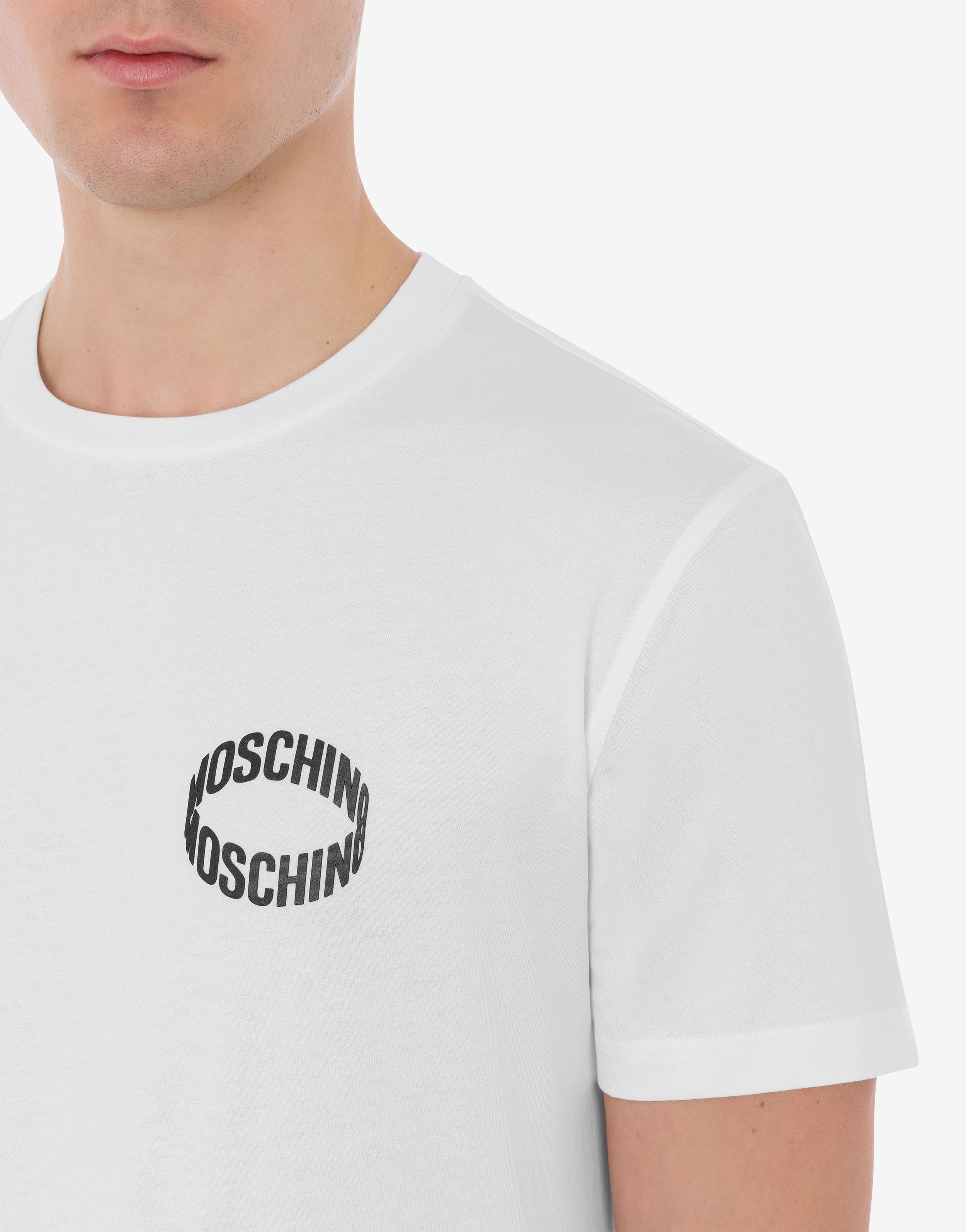 MOSCHINO LOOP JERSEY T-SHIRT - 4