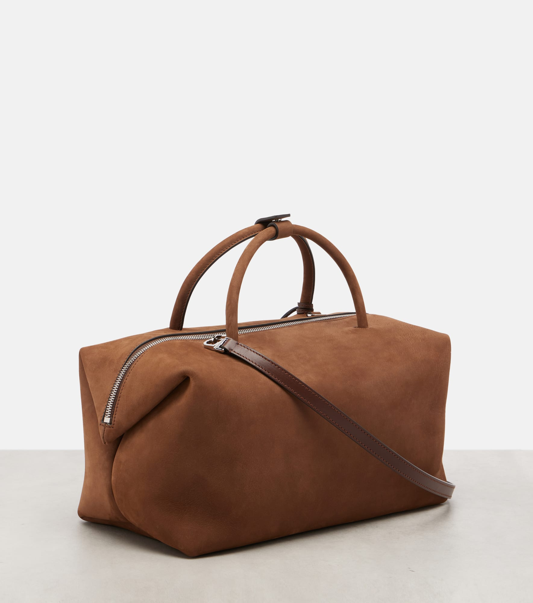 Holdall Medium leather shoulder bag - 5