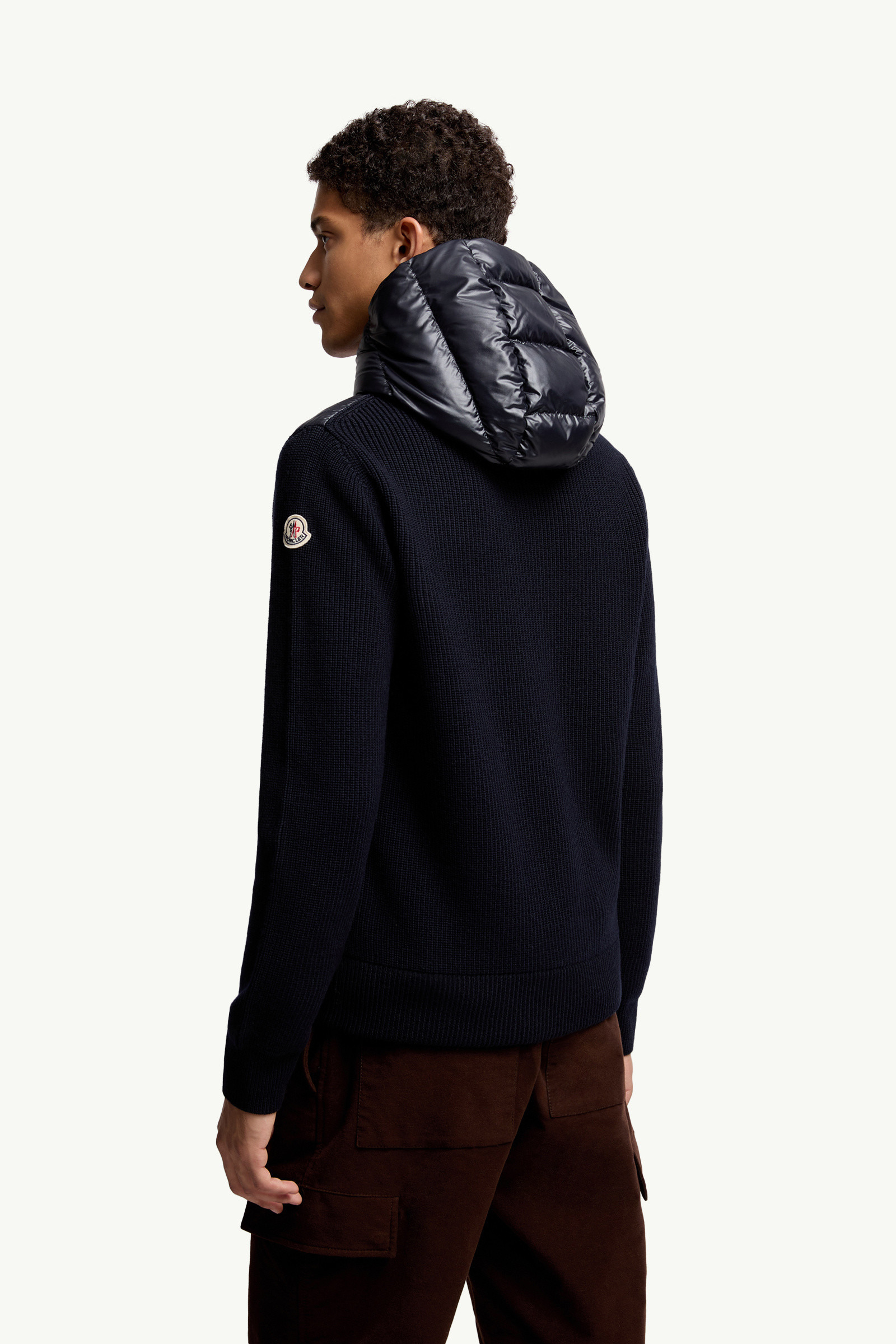 Padded Wool Zip-Up Hoodie - 5