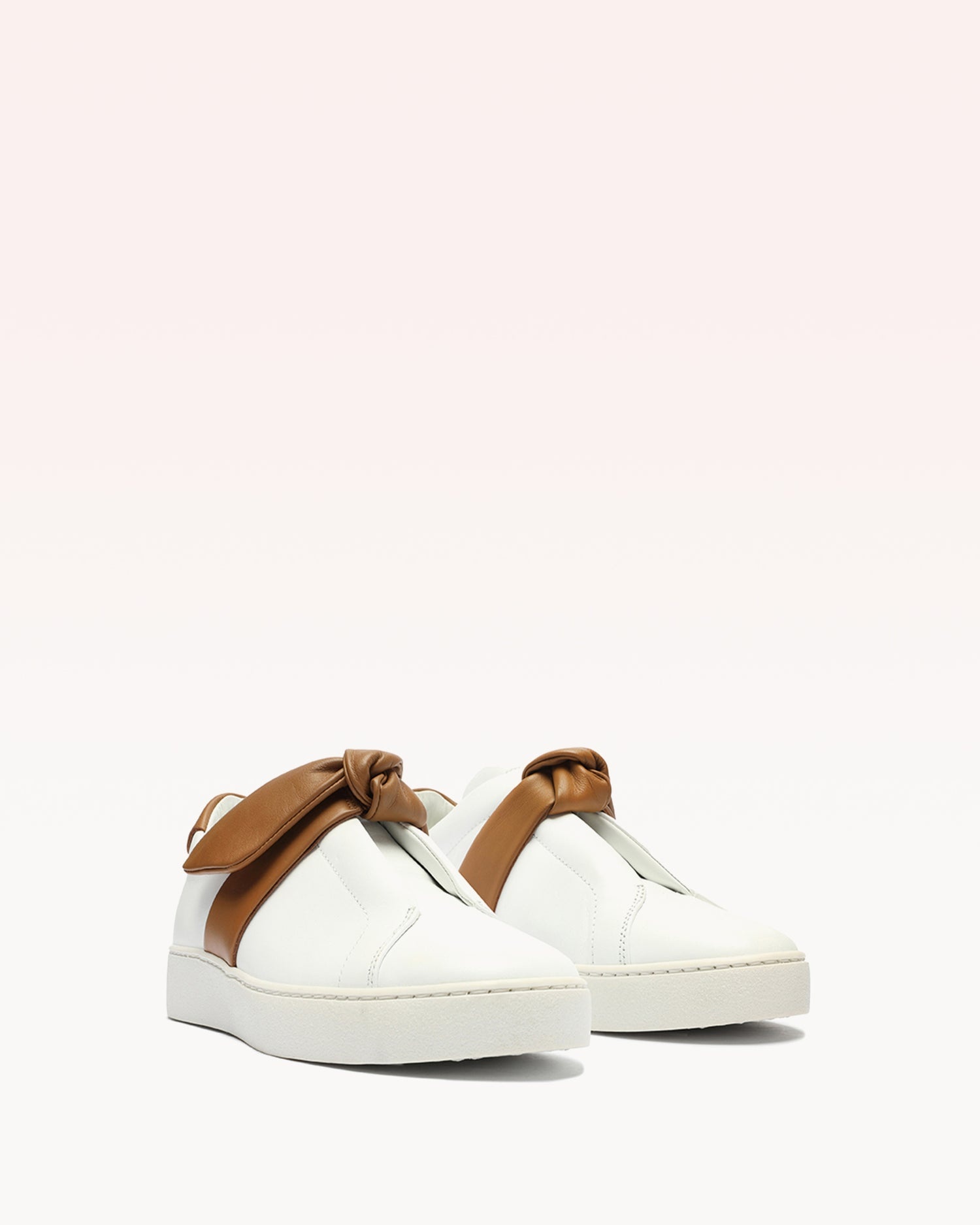ASYMMETRIC CLARITA SNEAKER COGNAC - 2