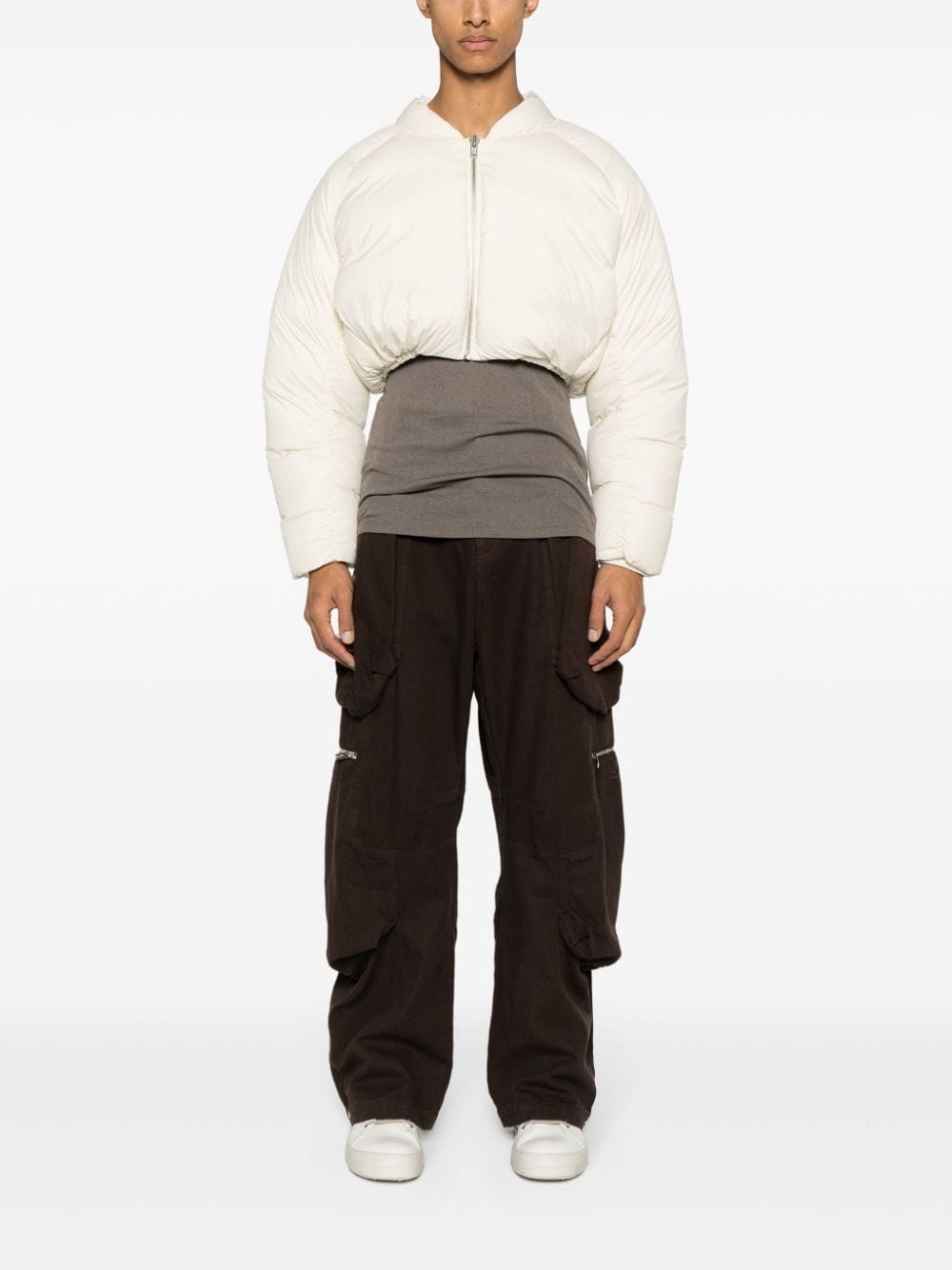 Pillow cropped down jacket - 3