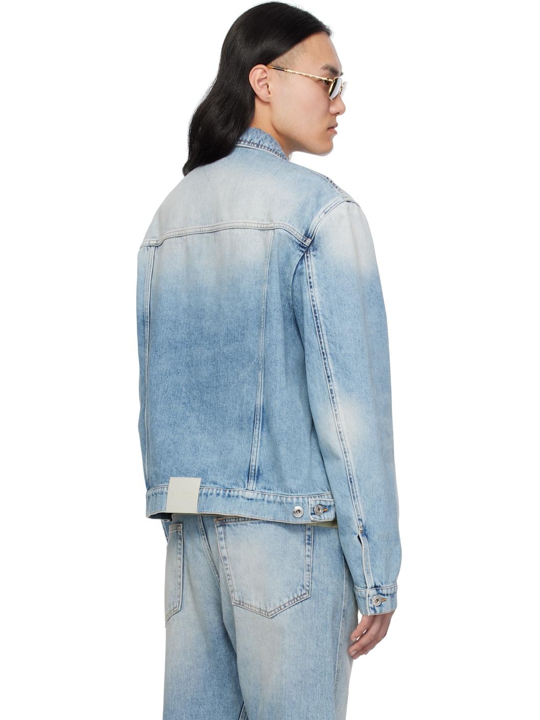 Blue Regular Denim Jacket - 3
