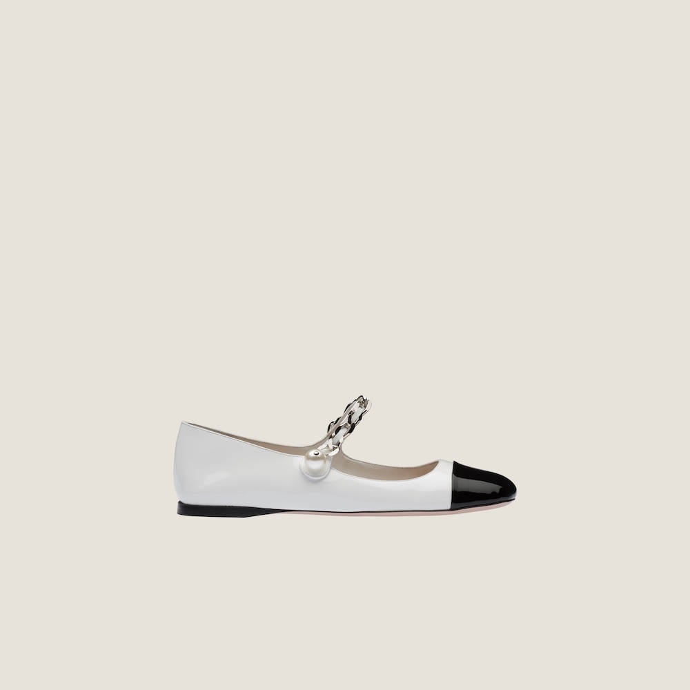 Patent leather ballerinas - 2