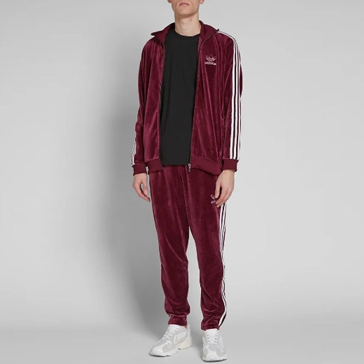 adidas originals Velour Track Jacket DH5789 - 4