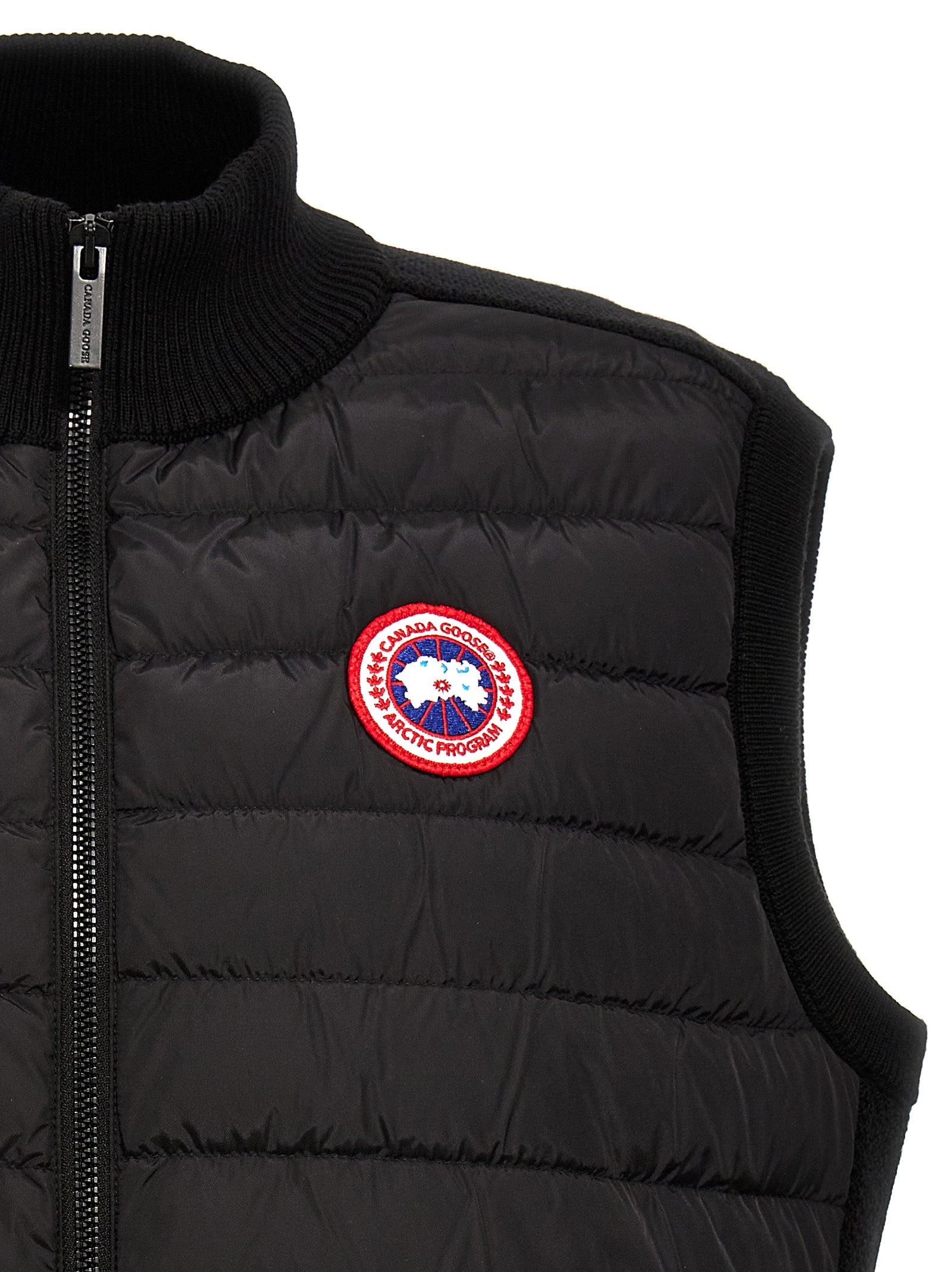Hybridge® Quilted Kniknit Gilet Black - 3