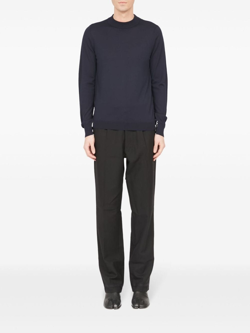 Maison Margiela ribbed-edge wool sweater outlook