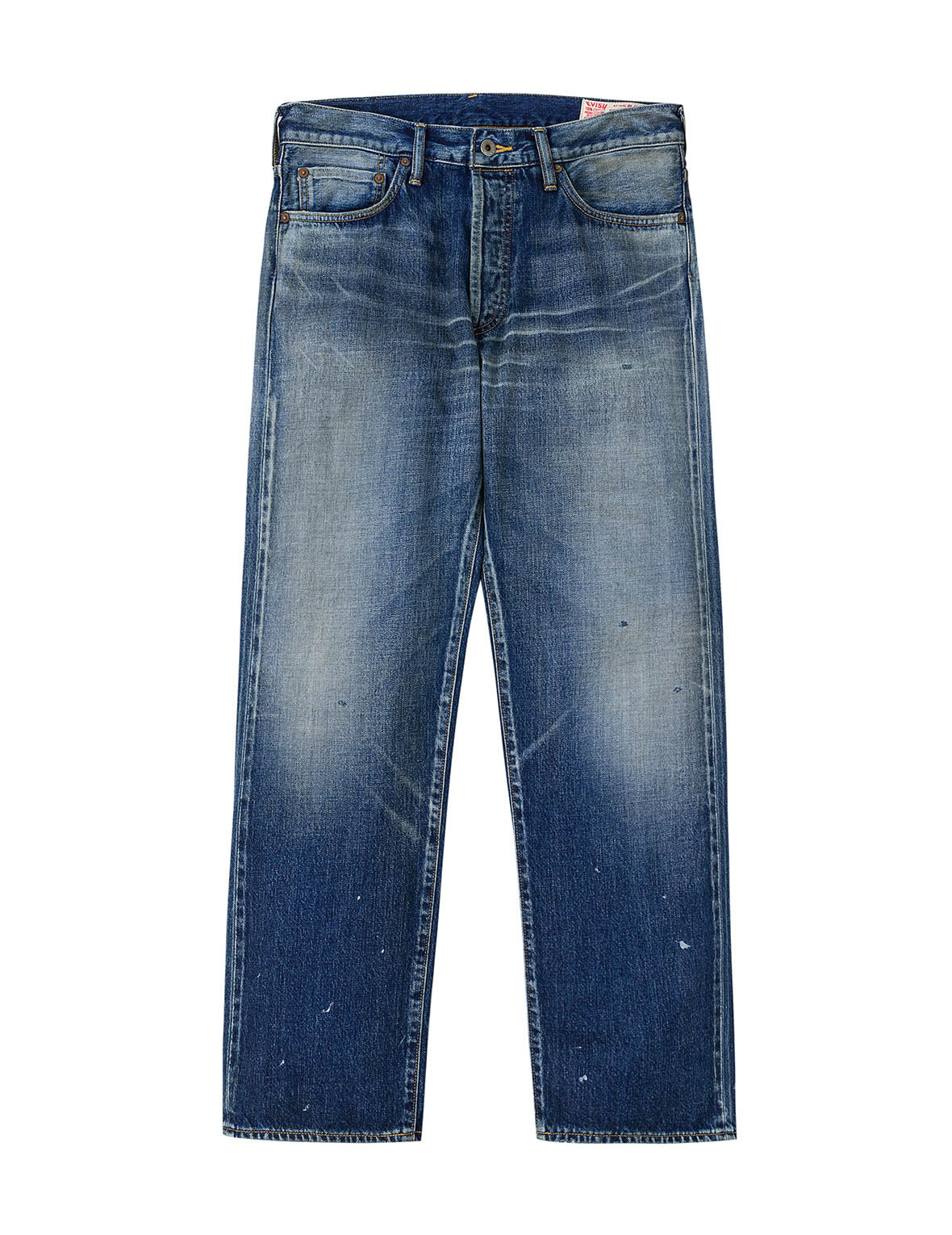 Washed Seagull Print Regular Fit Jeans - 2