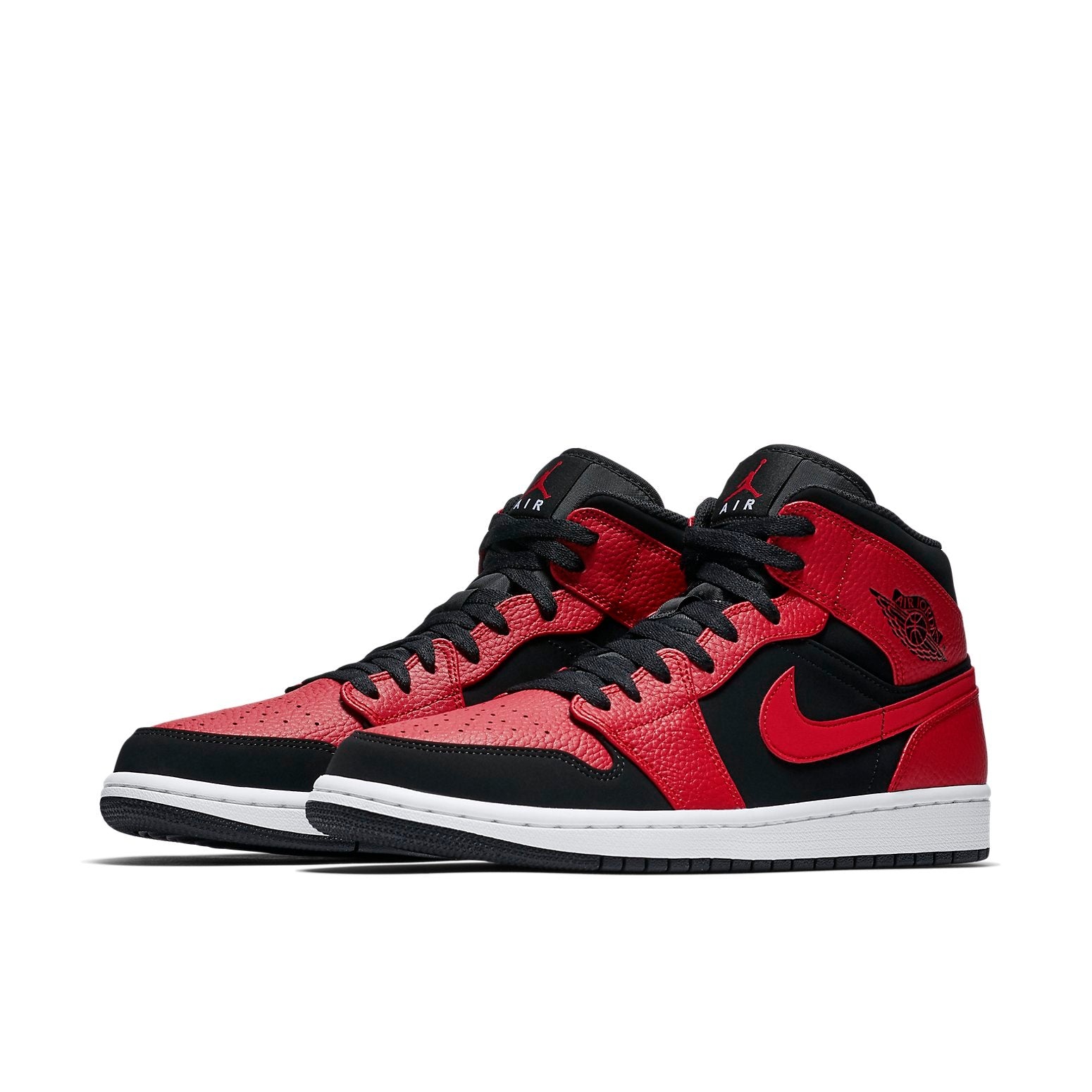Air Jordan 1 Mid 'Bred' 554724-054 - 3