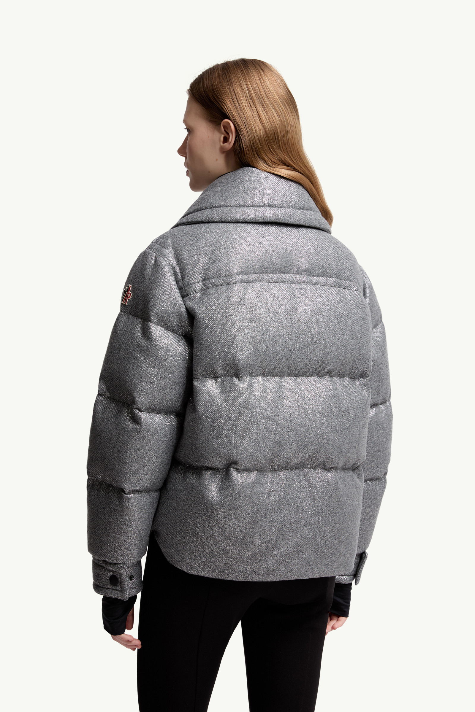 Sandane Metallic Wool Blend Short Down Jacket - 5