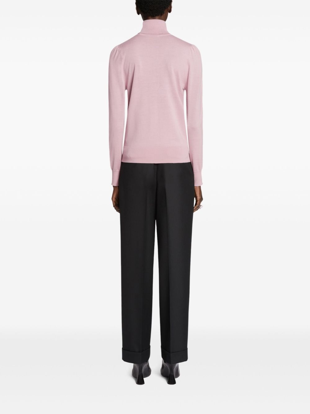 pleated wool trousers - 4