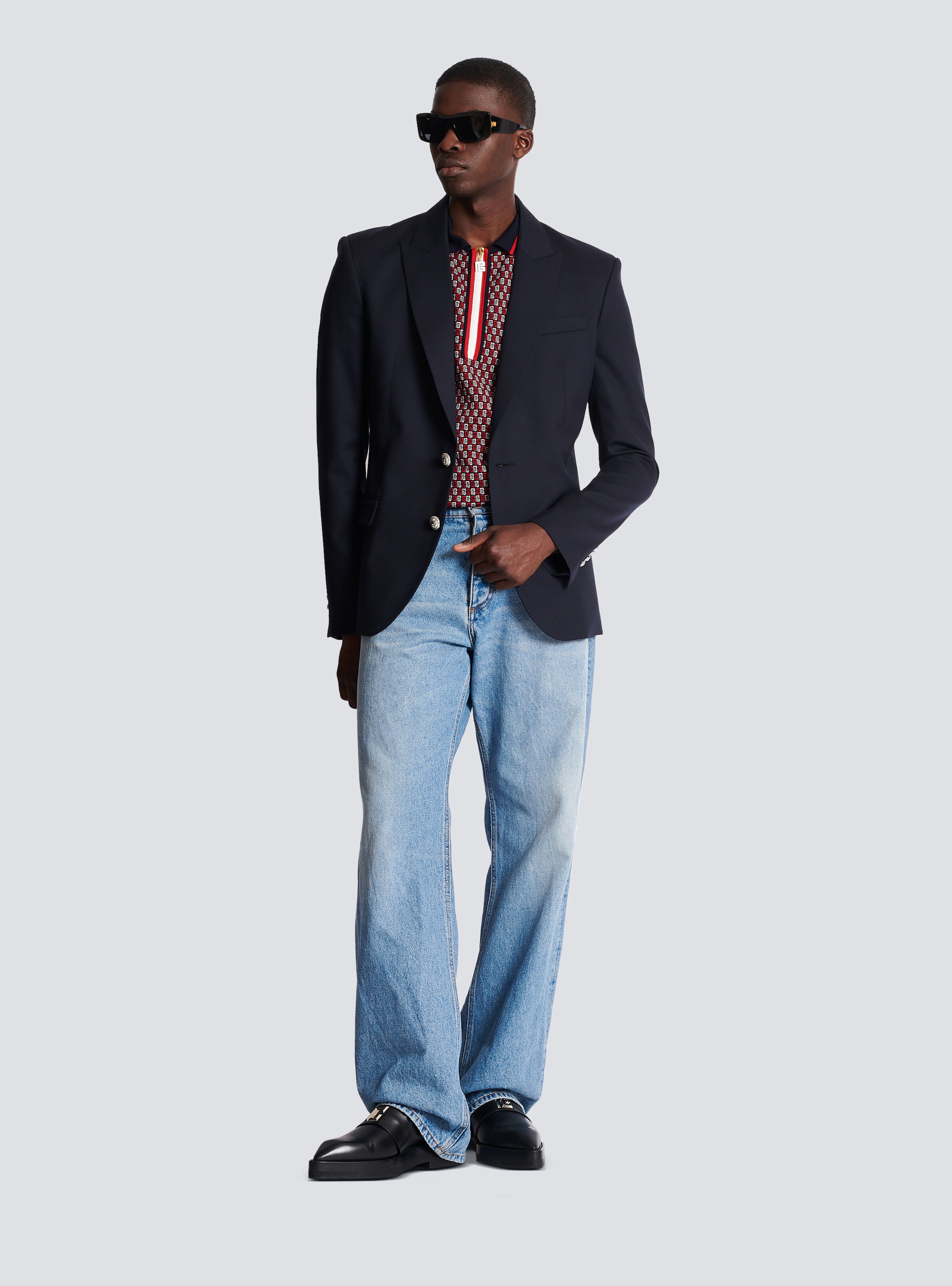 2-button wool jacket - 2