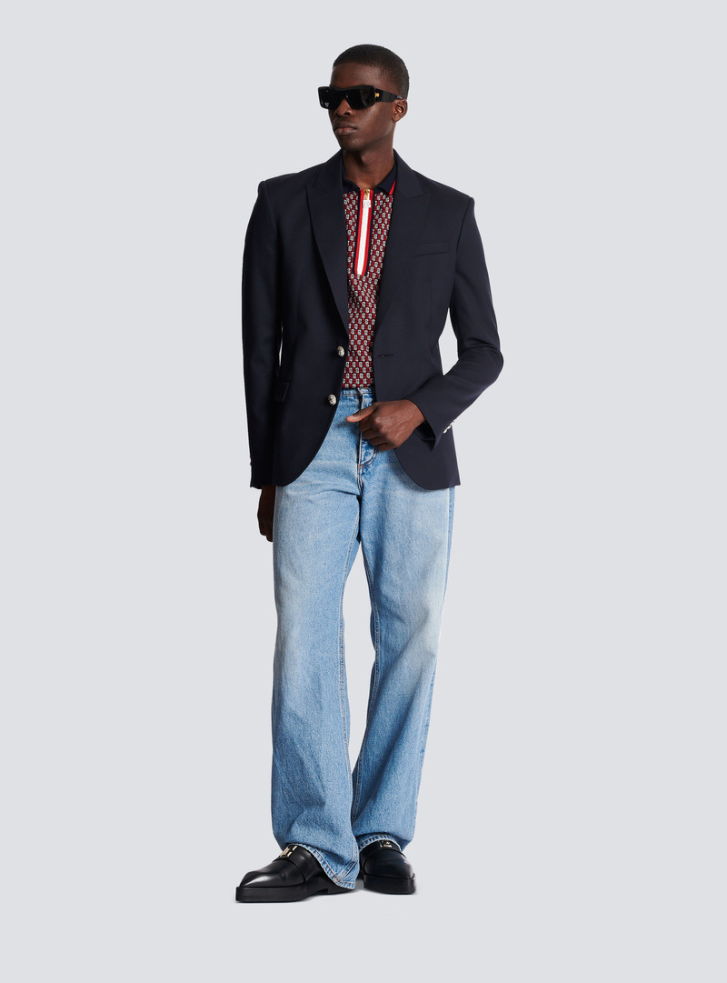 Balmain 2-button wool jacket outlook