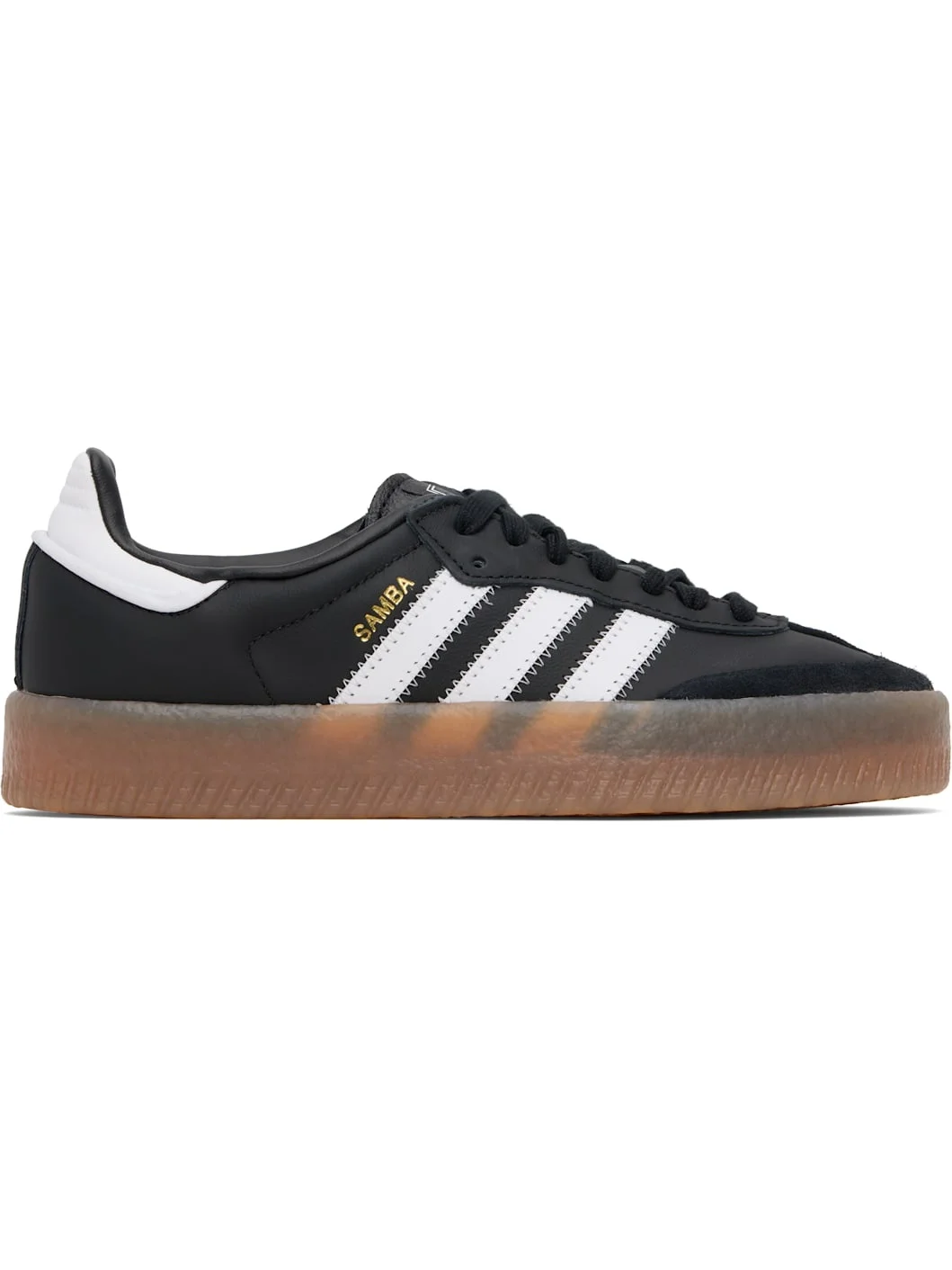 Black & White Sambae Sneakers - 1