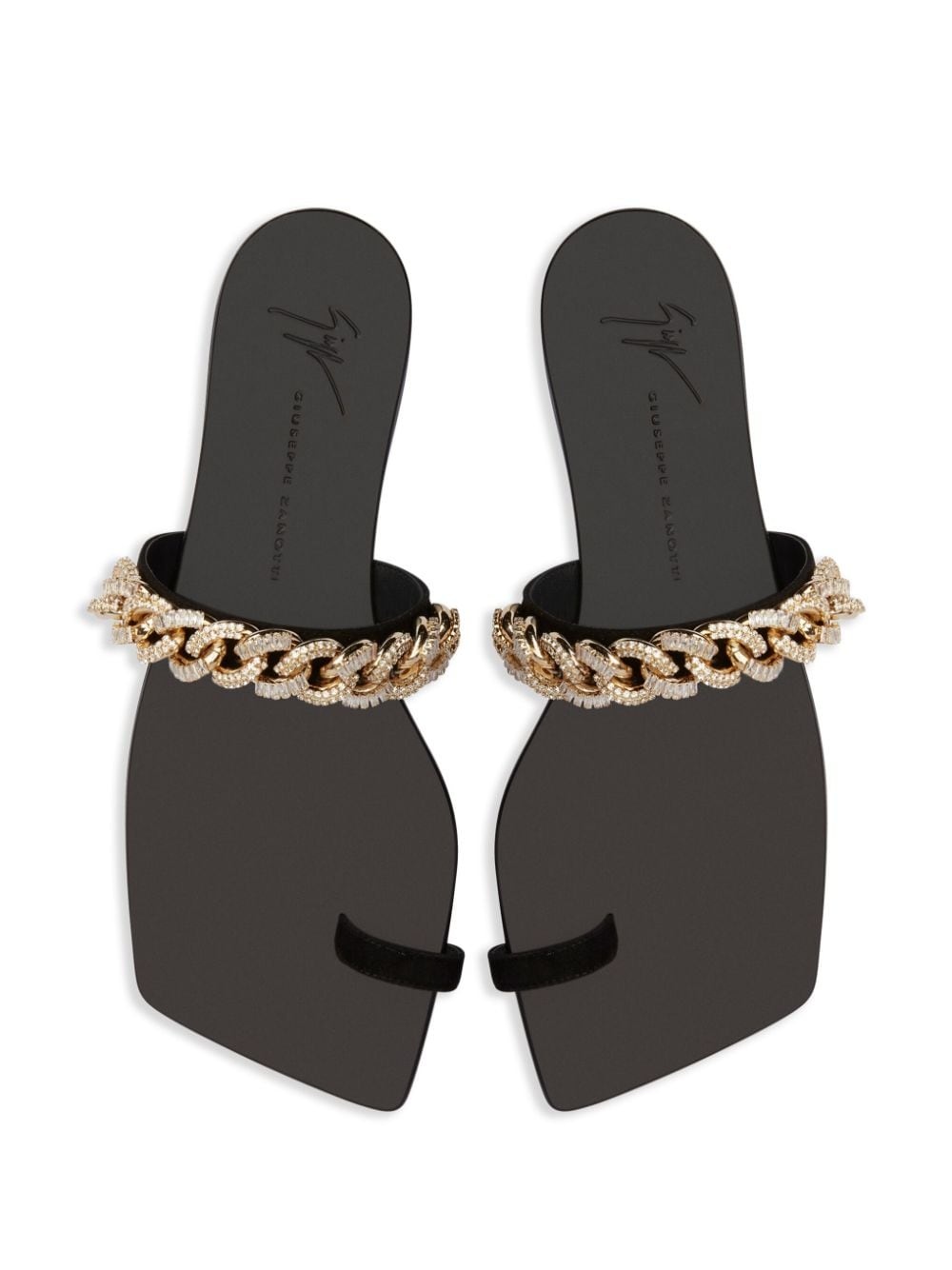 Berenicee Chain leather sandals - 4