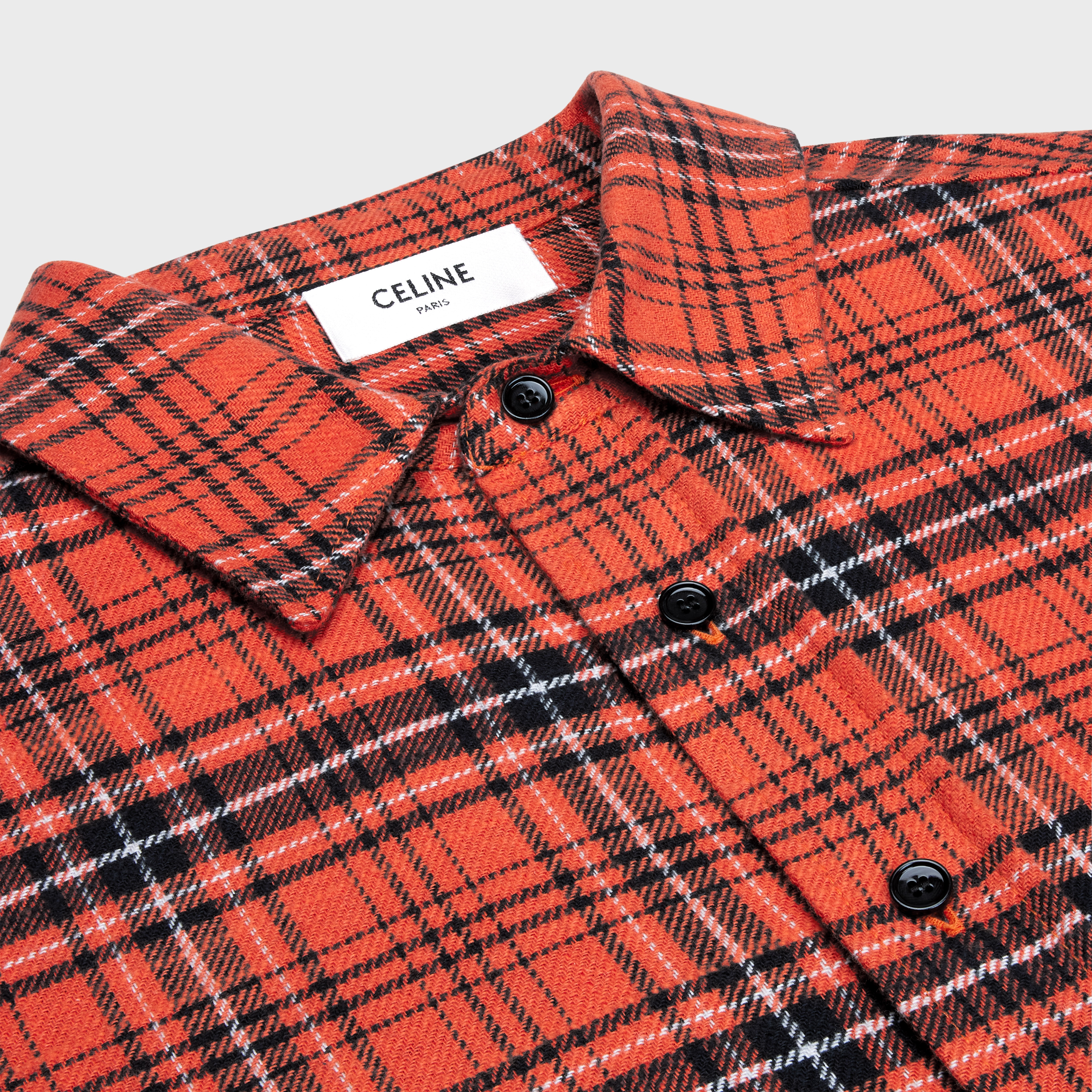 oversized shirt in cotton checks - 3