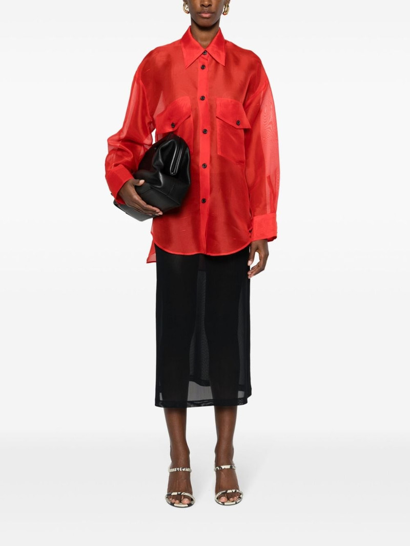 KHAITE Mahmet silk shirt outlook