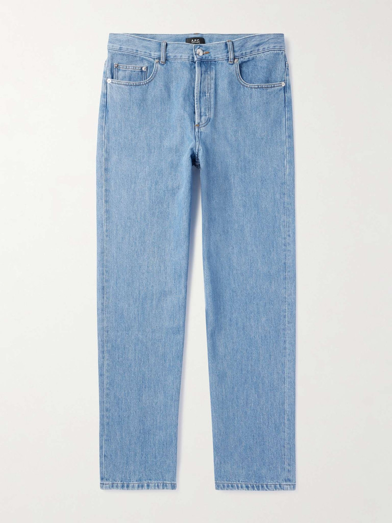 Fairfax Straight-Leg Stonewashed Jeans - 1