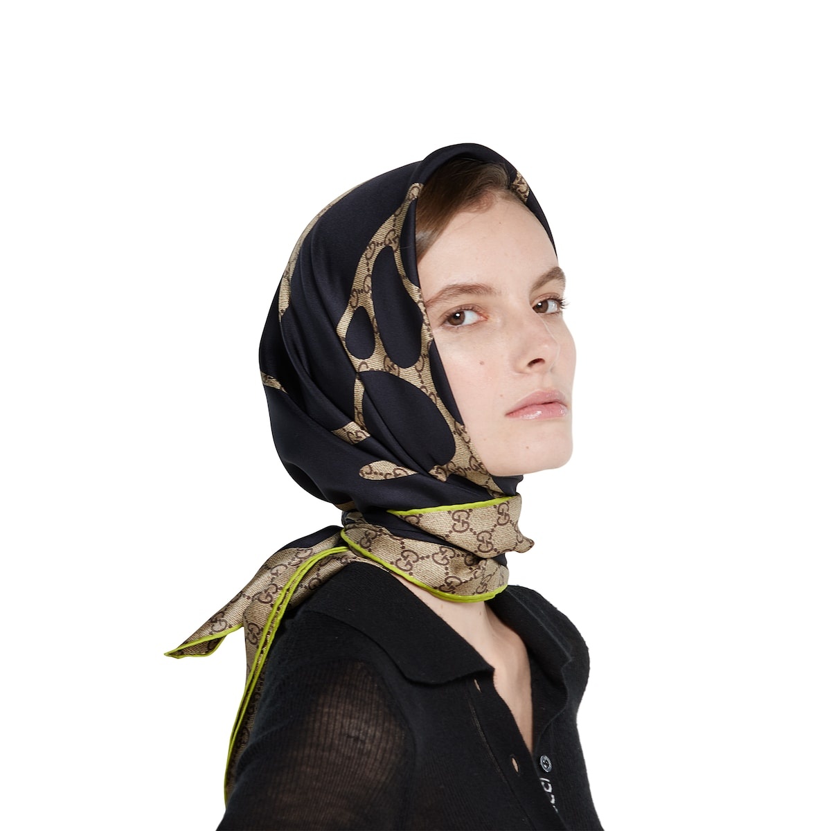 90 x 90 project printed silk carré - 5