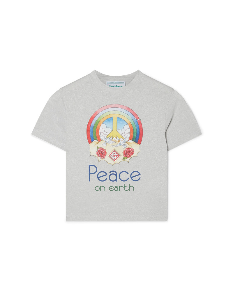 Peace On Earth Cropped T-Shirt 1