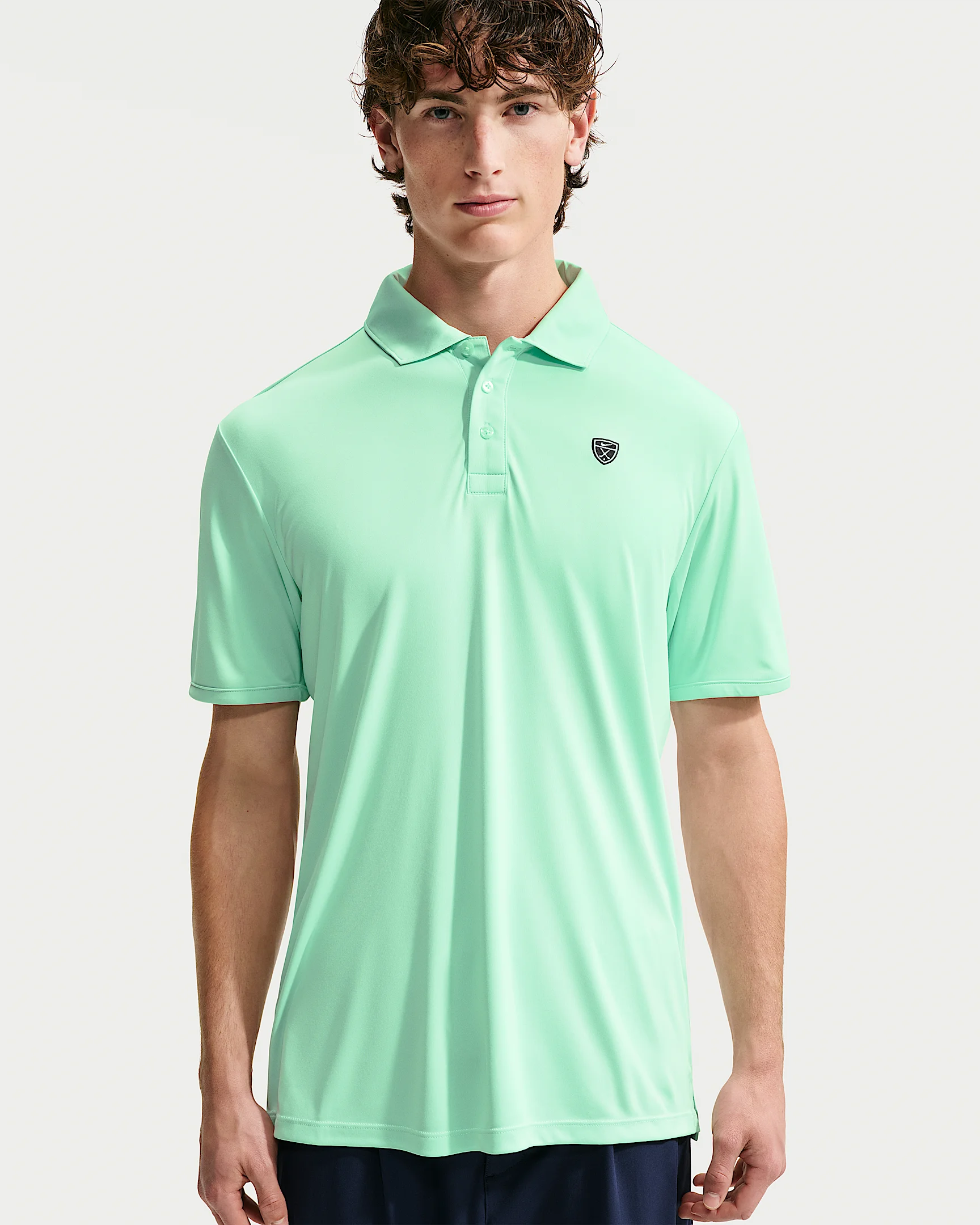 Nike Par Men's Dri-FIT Chest Logo Golf Polo - 1