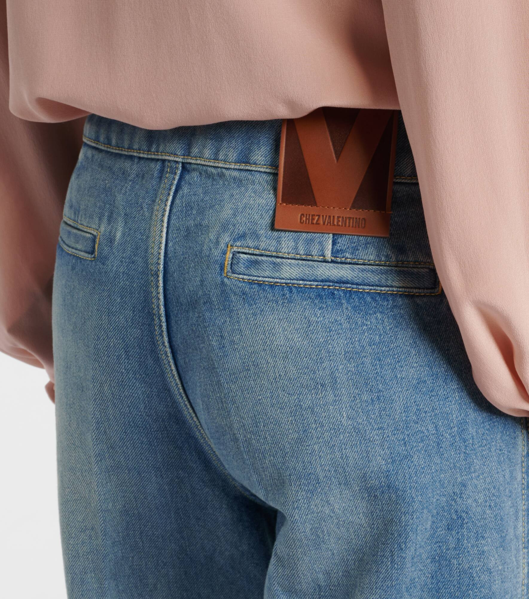 VGold mid-rise wide-leg jeans - 5