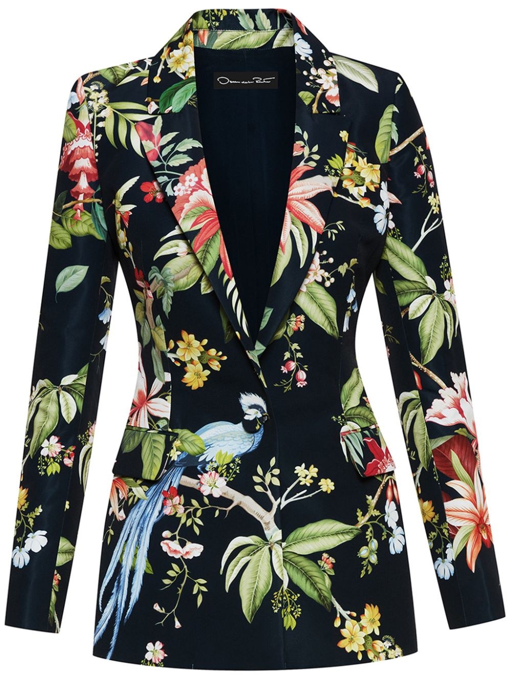 Flora & Fauna Faille blazer - 1
