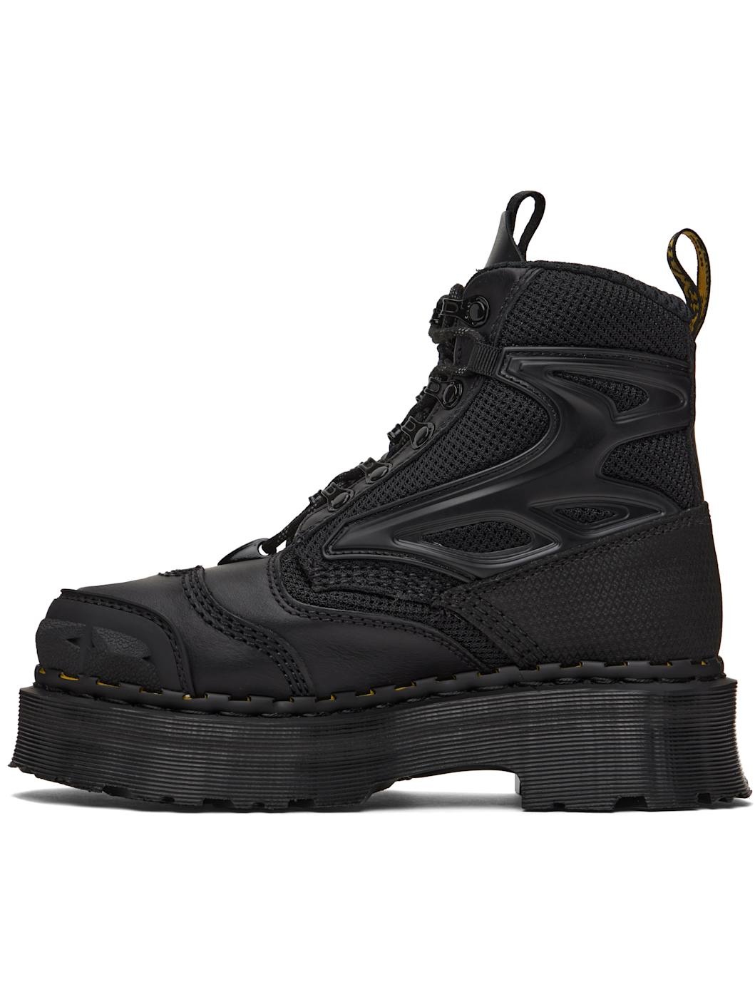 Black Exoshield XX01 Steel Toe Leather Boots - 3