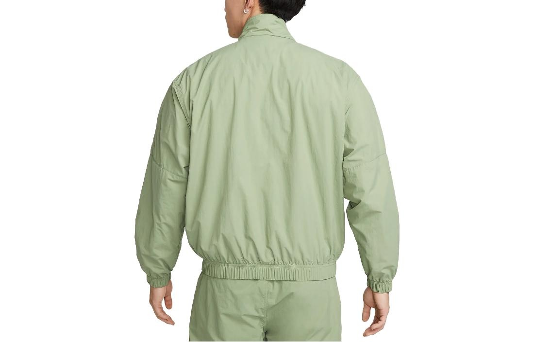 Nike NRG Solo Swoosh Woven Track Jacket 'Oil Green' DQ5201-386 - 4