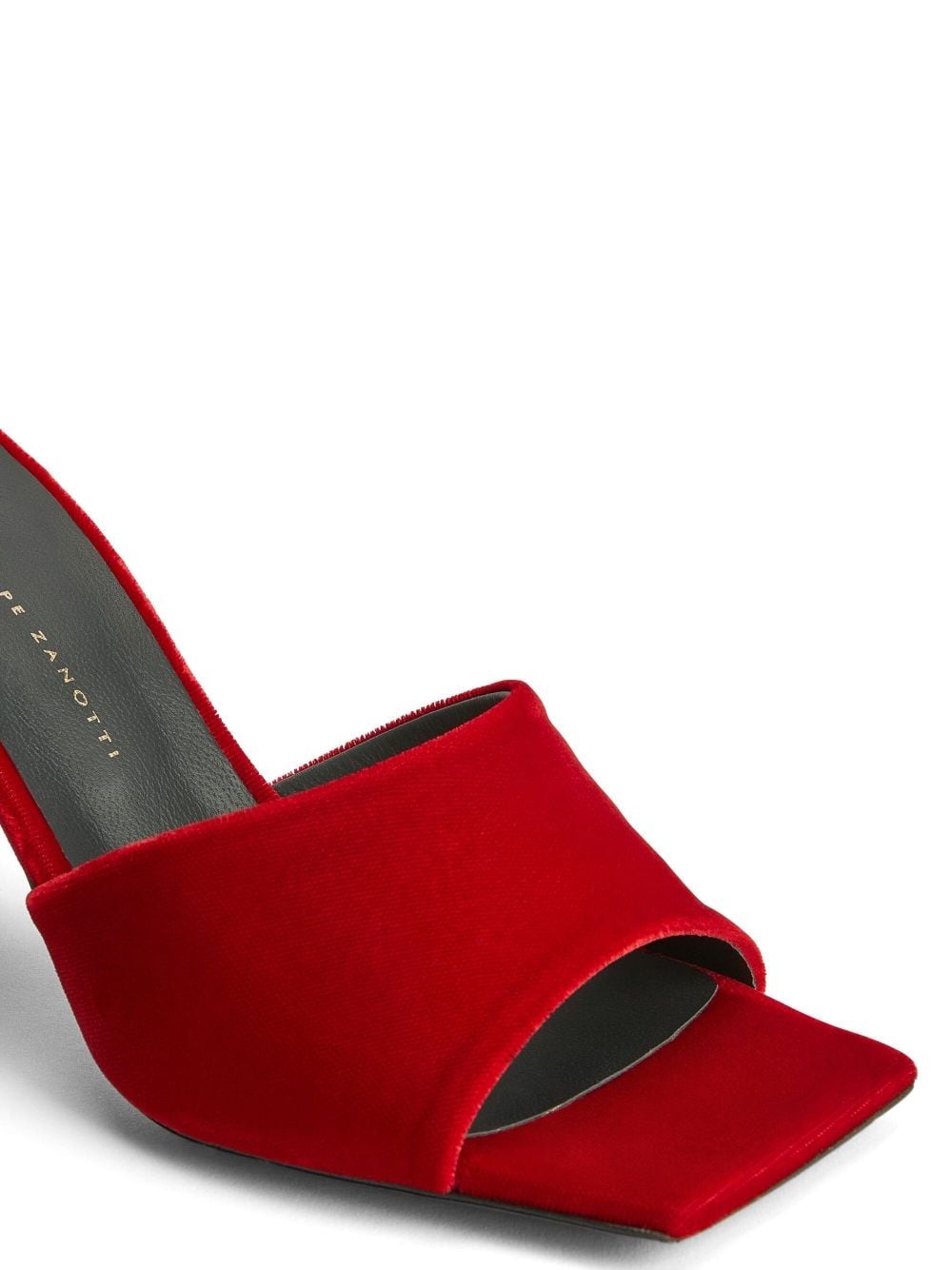 Solhene 85mm velvet sandals - 4