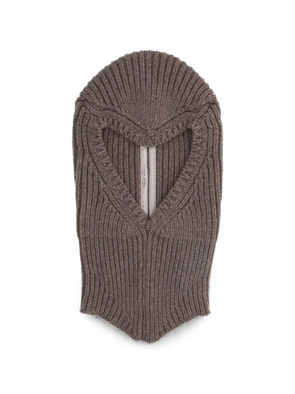 ribbed-knit balaclava - 1