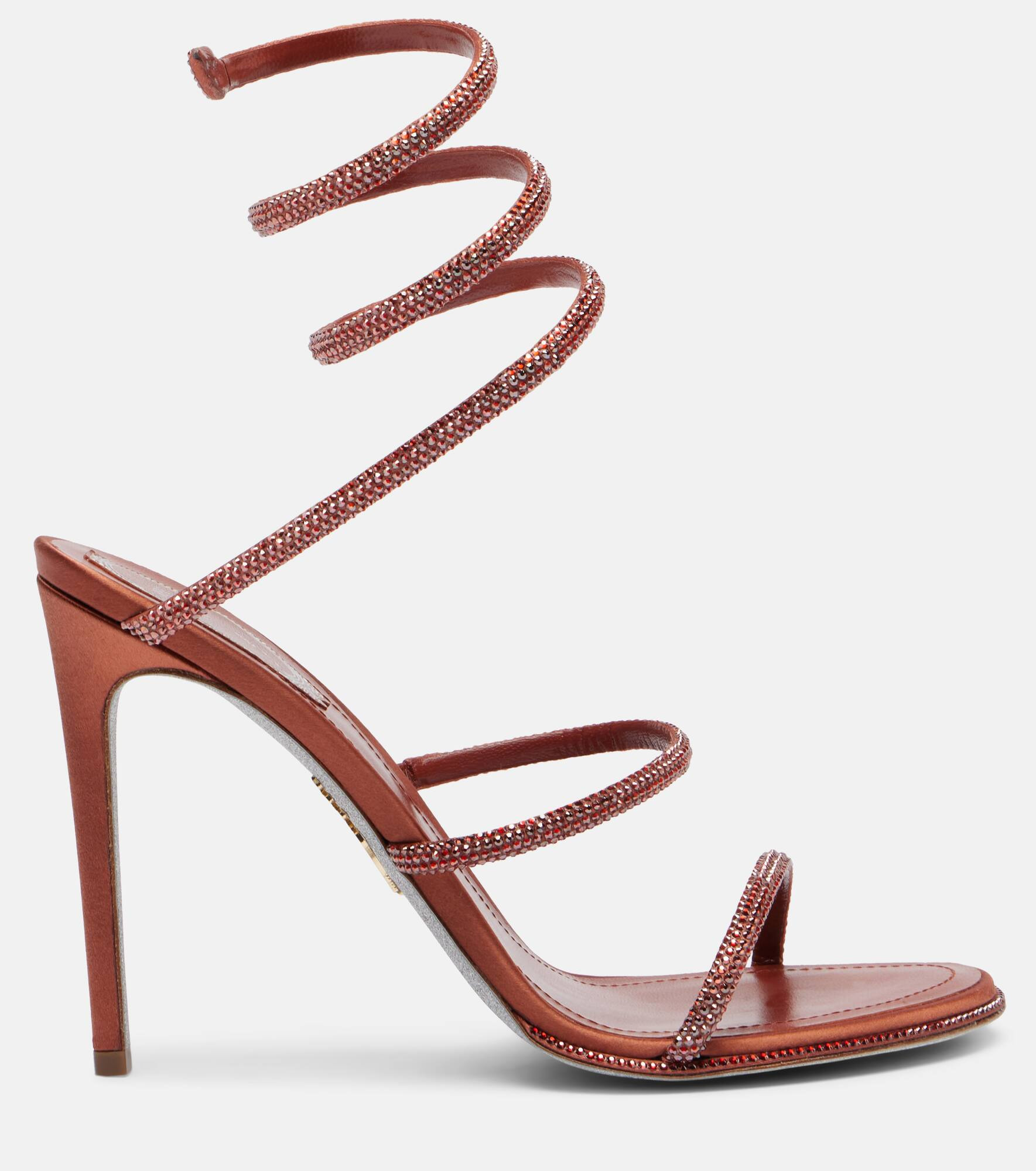 Cleo 105 embellished satin sandals - 4