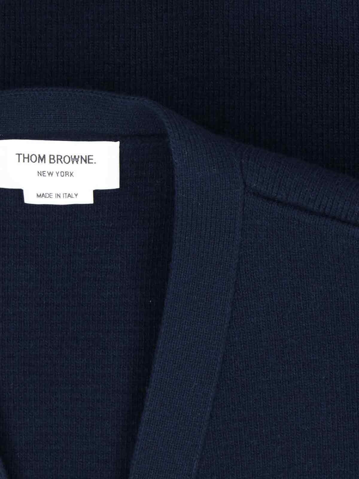 VIRGIN WOOL CARDIGAN '4-BAR' - 4