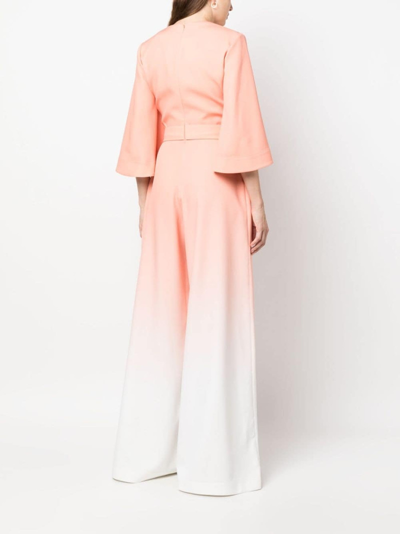 gradient-effect silk jumpsuit 4