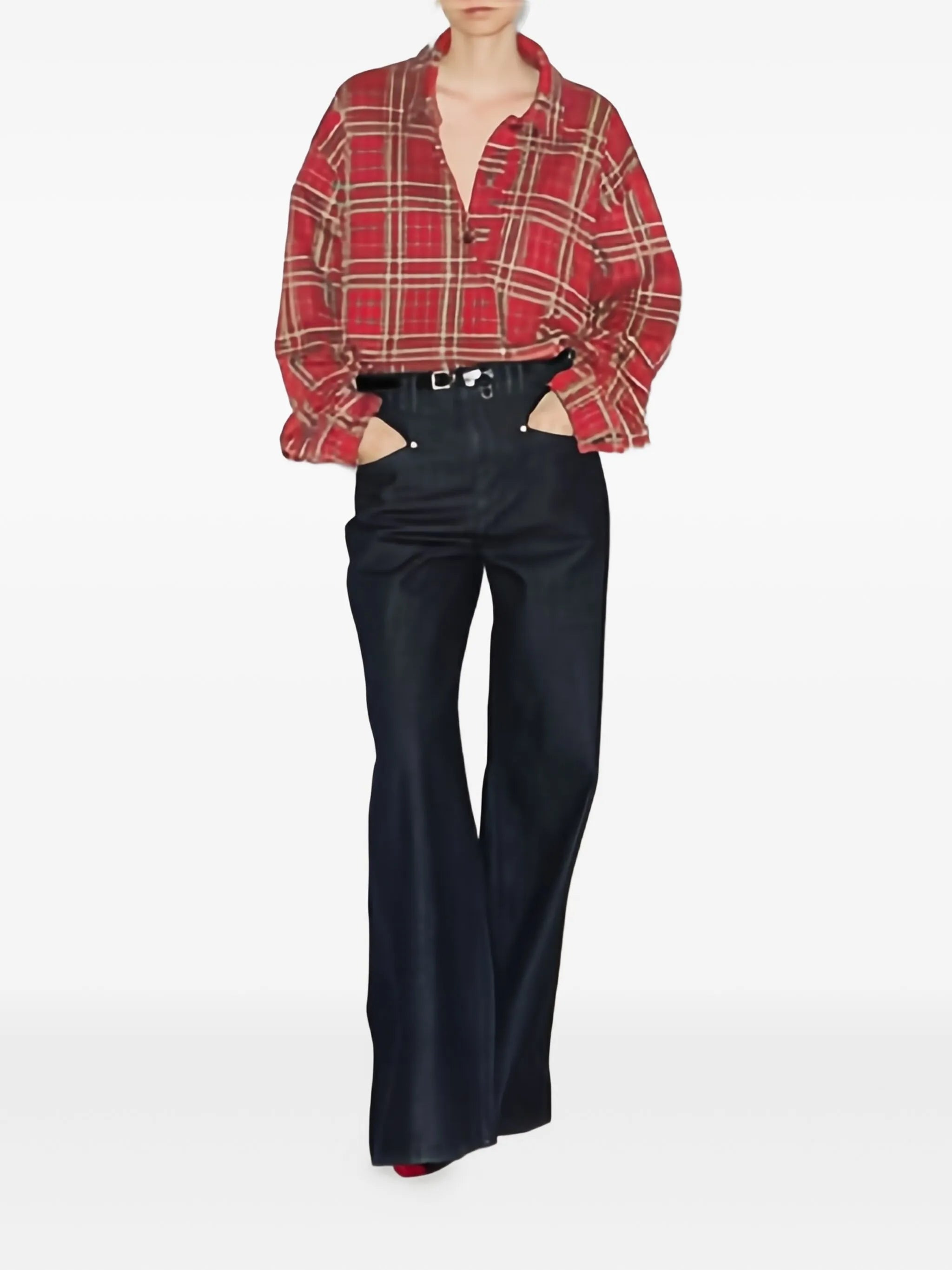 Bruna checked cotton shirt - 2