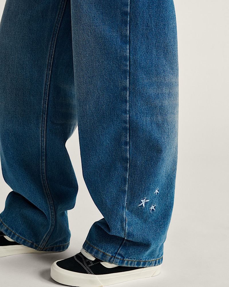 Sirelle Embroidered Denim Pants 10