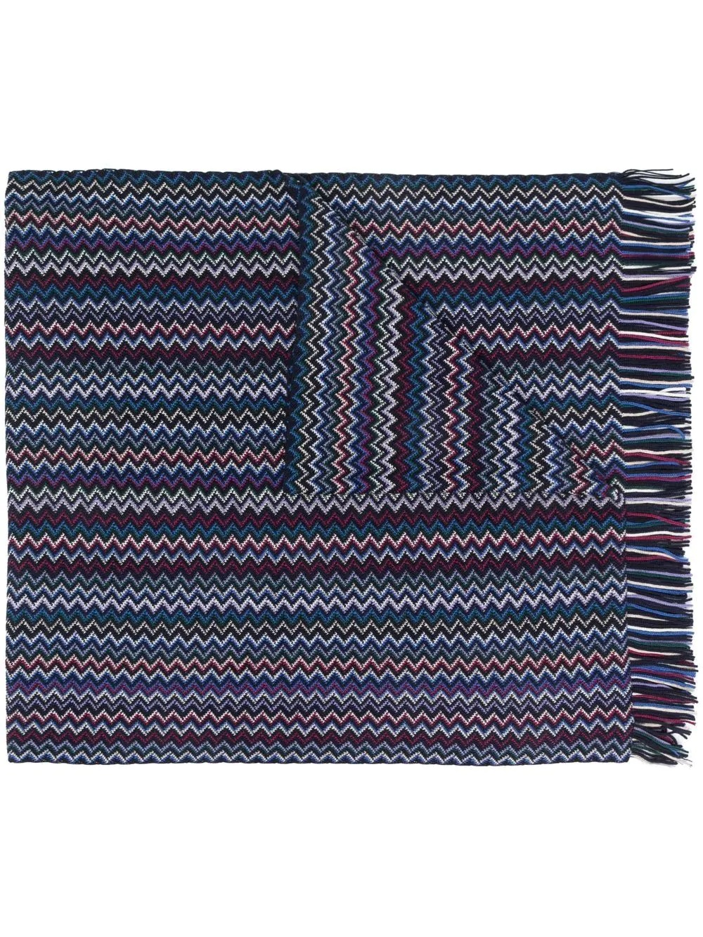 zig-zag knitted scarf - 1