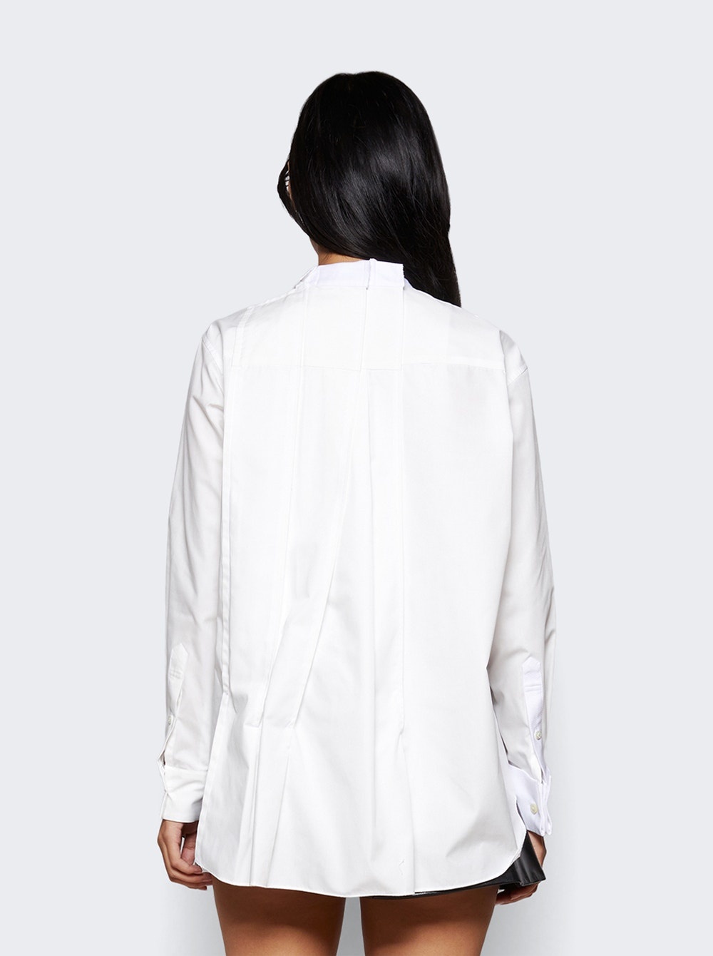 Cotton Poplin Shirt Off-white - 5