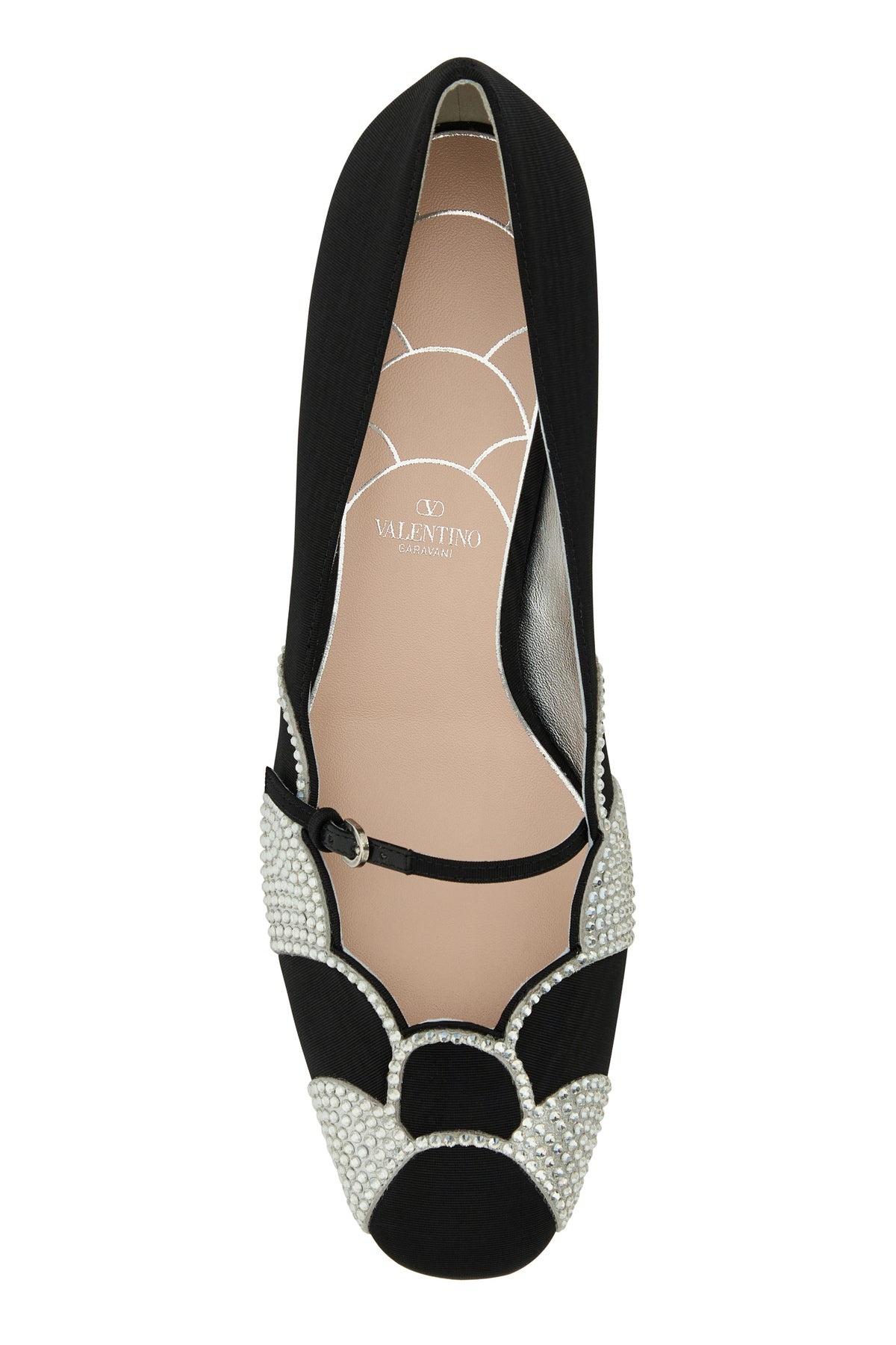 Black fabric Bowow pumps - 4
