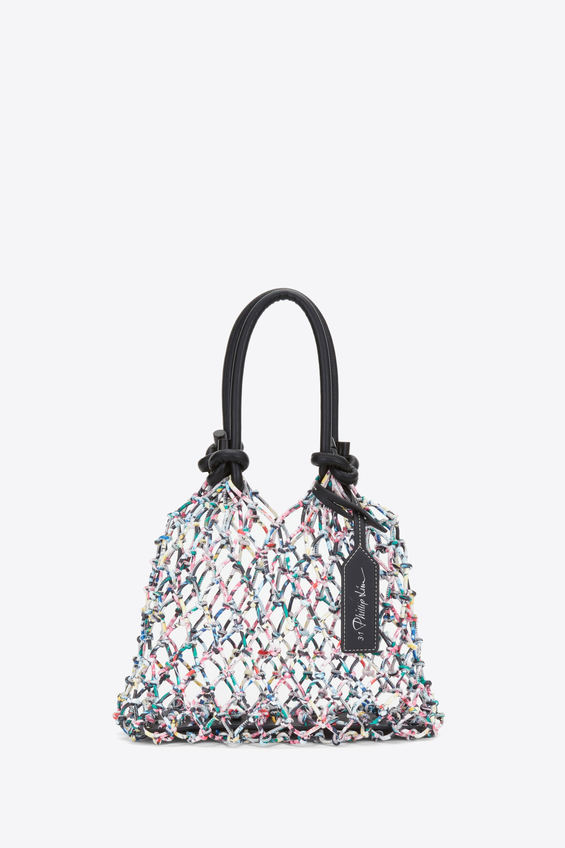 Printed Macrame Mini Sac - 4