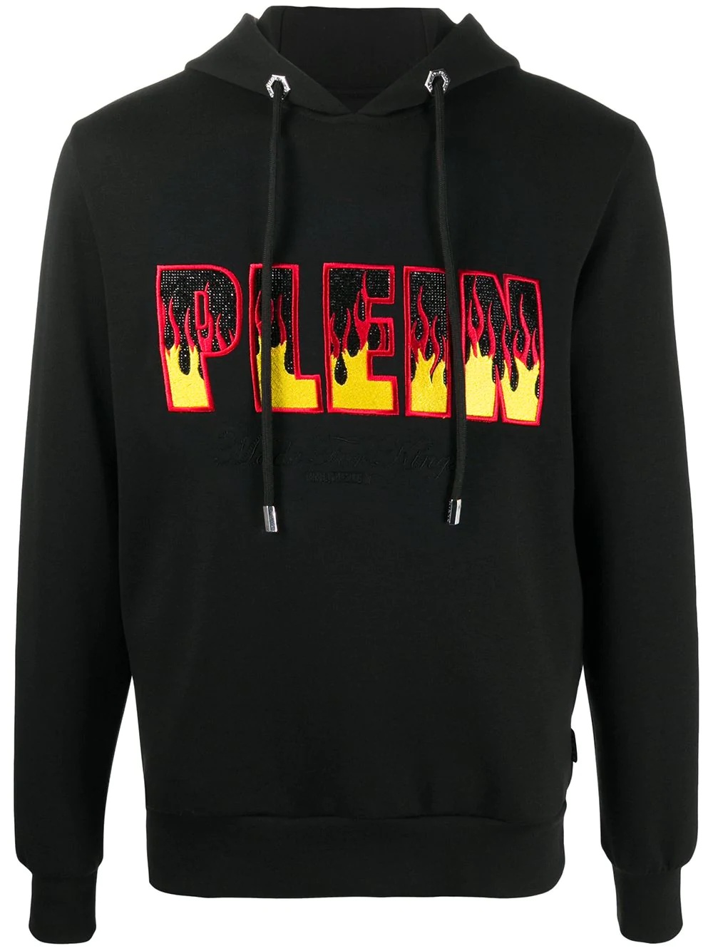 Flame logo hoodie - 1