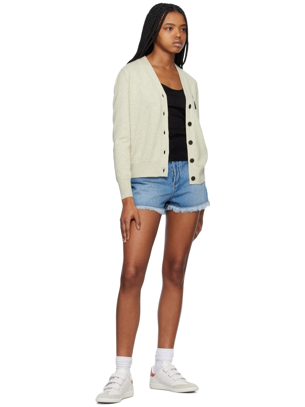 Blue Lesia Denim Shorts - 4