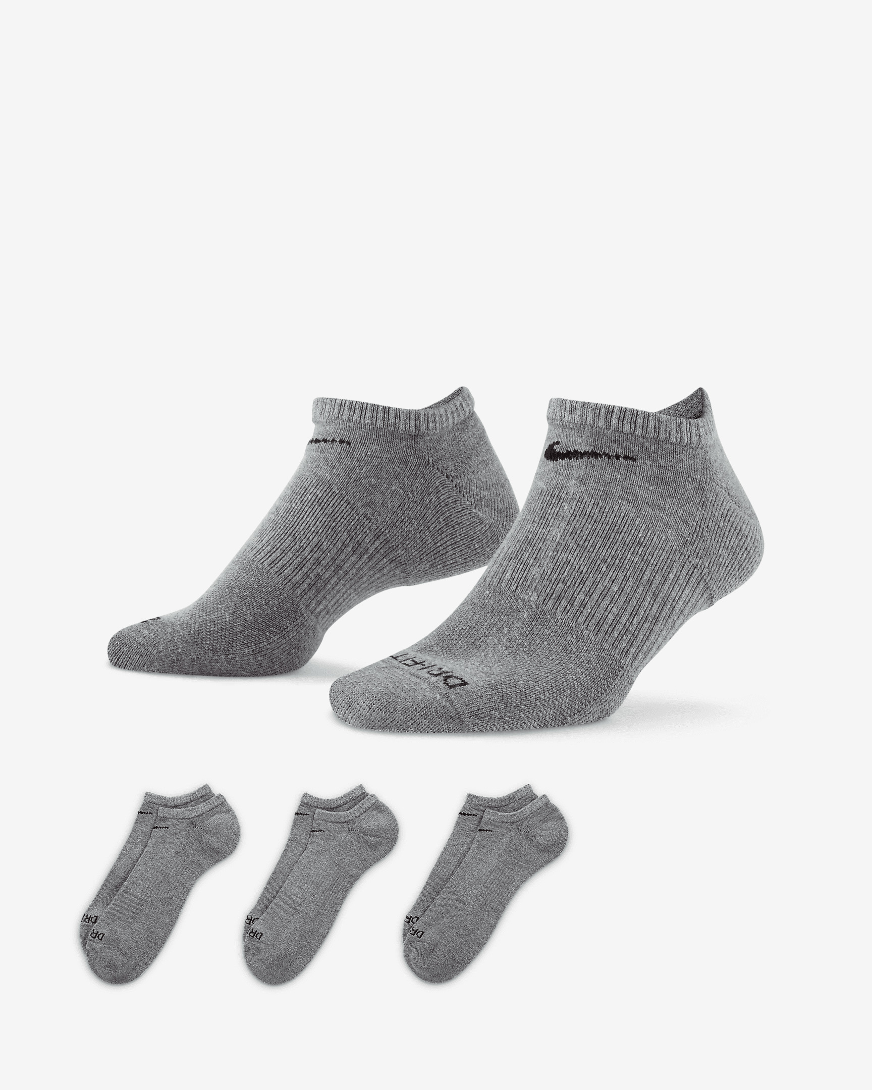 Nike Everyday Plus Cushion Training No-Show Socks (3 Pairs) - 1