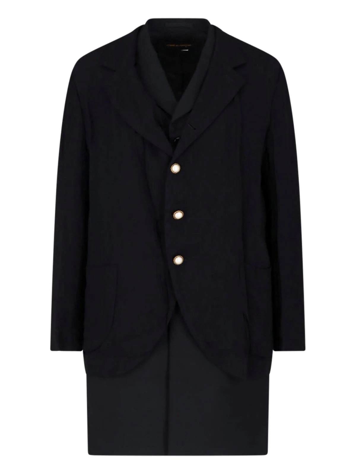 WOOL LAYERED COAT - 1
