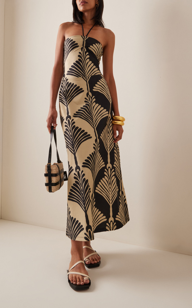 Johanna Ortiz Viento Sabanero Midi Skirt black outlook