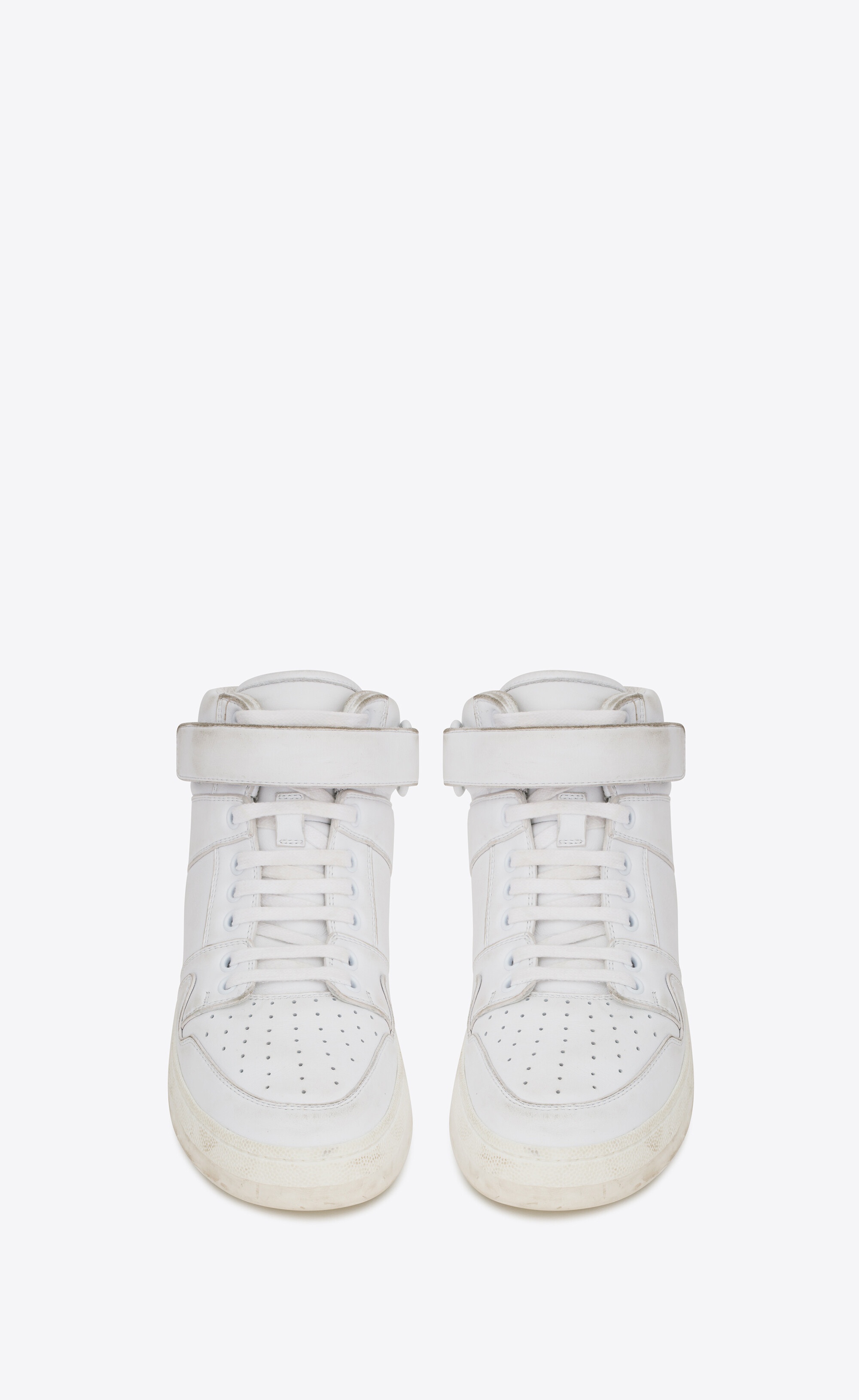 lax sneakers in washed-out effect leather - 2