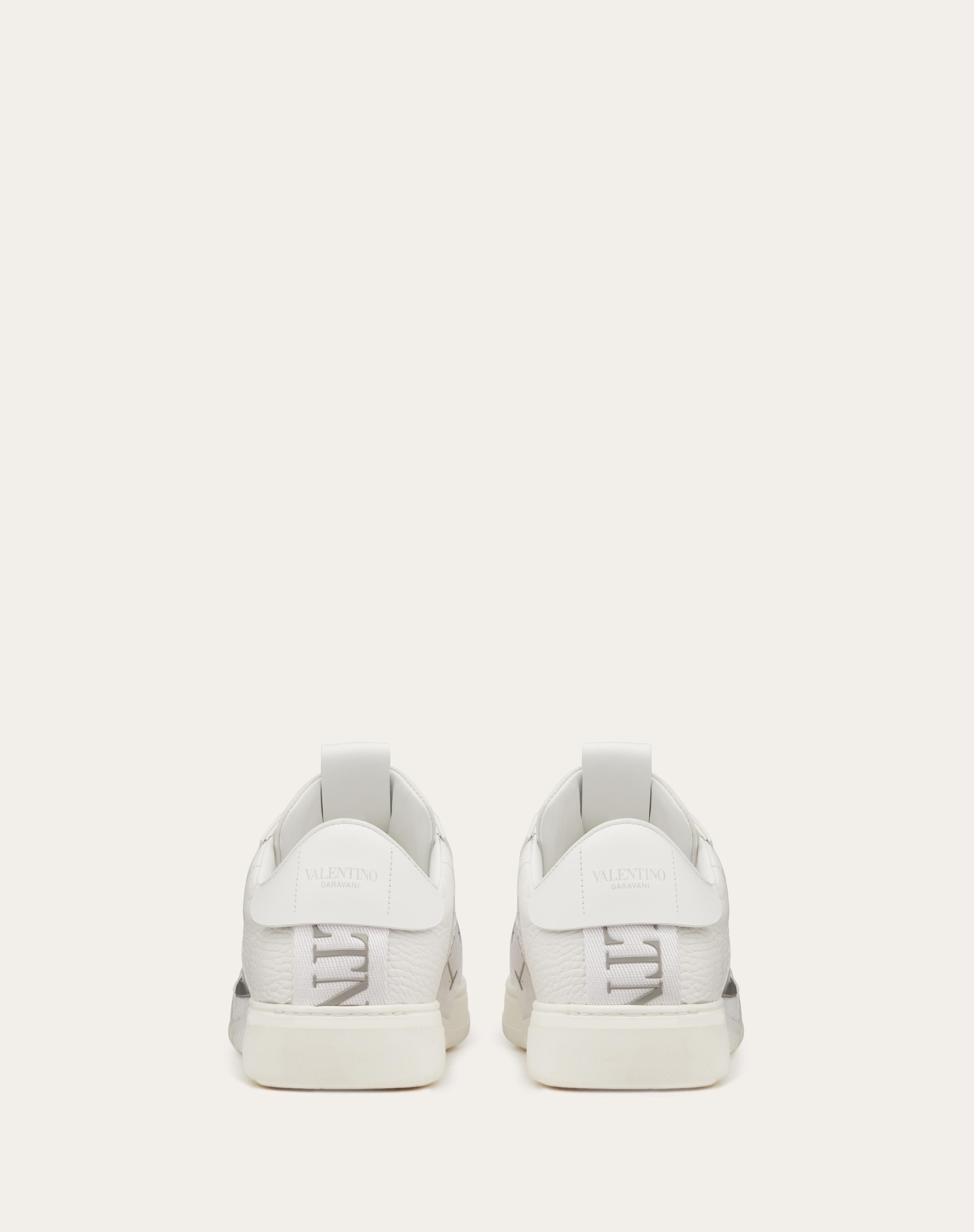 LOW-TOP CALFSKIN VL7N SNEAKER WITH BANDS - 3